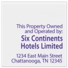 Owned and Operated By Plaque