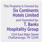 Ownership Plaque