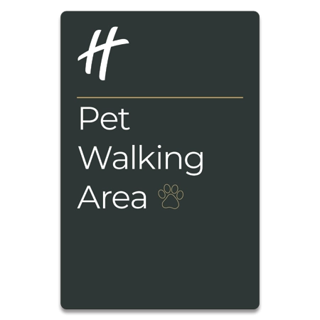 Pet Walking Area Sign