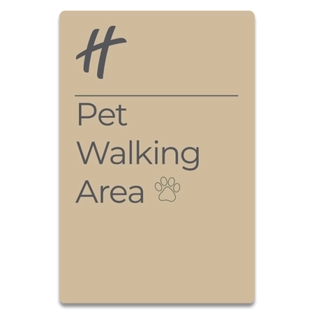 Pet Walking Area Sign