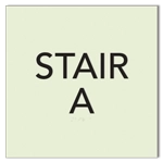 Photoluminescent Stair ID - Houston Code 4 Floors or More