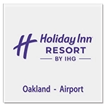 Podium Sign w/Holiday Resort Logo & Location