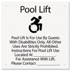 Pool Lift Rules w/Dynamic ISA Symbol - Large