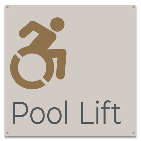 Pool Lift w/Dynamic ISA Symbol - Large