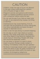 Province Spa Rules Sign - Ontario Compliant: Canada