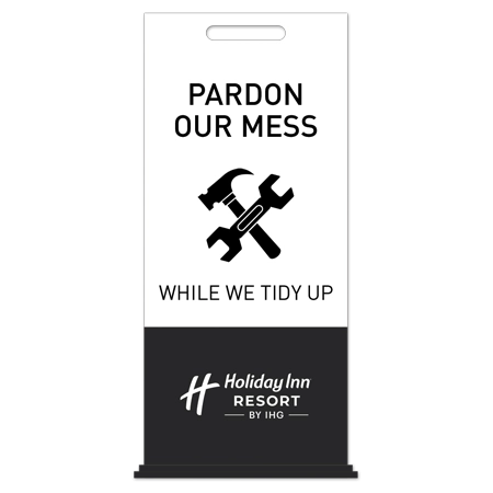 Renovation Free-Standing Floor Sign