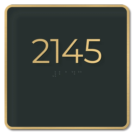 Room Number Sign
