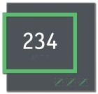 Room Number Sign w/Symbols - Preferred Item