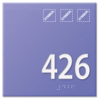 Room Number Sign w/ Symbols