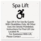 Spa Lift Rules w/Dynamic ISA Symbol - Large