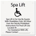 Spa Lift Rules w/ISA Symbol