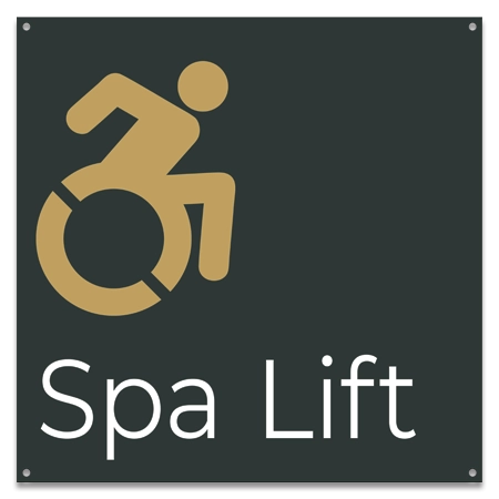 Spa Lift w/Dynamic ISA Symbol - Large