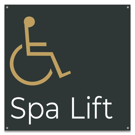 Spa Lift w/ISA Symbol - Large
