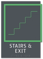 Stairs/Exit Sign
