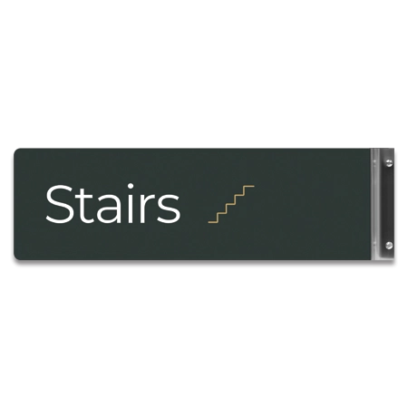 Stairs Flag Overhead Sign