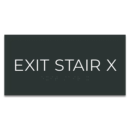 Stairway Exit Sign - DC Compliant
