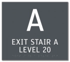 Stairway ID Sign - NYC Compliant