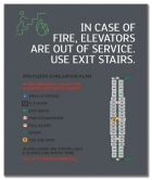 Standard Elevator Evacuation Plans - California Compliant