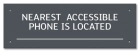 State Pool Sign - Accessible Phone