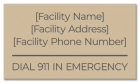 State Pool Sign - Emergency Sign