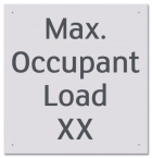 State Pool Sign - Max Occupancy - California