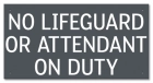 State Pool Sign - No Lifeguard - OK Compliant