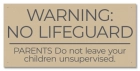 State Pool Sign - No Lifeguard on Duty - Oregon Compliant