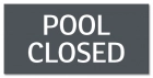 State Pool Sign - Pool Closed - North Carolina Compliant