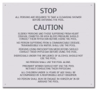 State Pool Sign - Pool Rules and Regulations - Mobile, AL Compliant