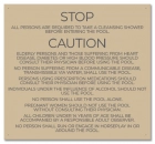 State Pool Sign - Pool Rules and Regulations - Mobile, AL Compliant