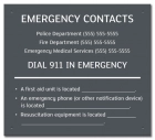 State Pool Sign - Pool Rules - Connecticut Code