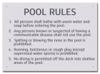 State Pool Sign - Pool Rules - Connecticut Compliant