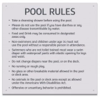 State Pool Sign - Pool Rules - Montana Compliant