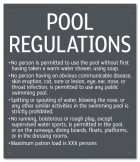 State Pool Sign - Pool Rules - Nebraska Compliant