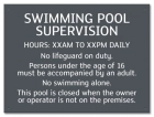State Pool Sign - Pool Rules - New Jersey Compliant