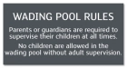 State Pool Sign - Pool Rules - New Jersey Compliant