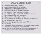 State Pool Sign - Pool Rules - New Mexico