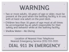 State Pool Sign - Pool Rules - New York Compliant