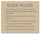 State Pool Sign - Slide Rules - Minnesota Compliant