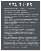 State Pool Sign - Spa Rules - Delaware Compliant