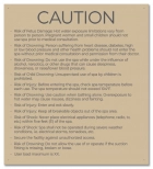 State Pool Sign - Spa Rules - Maryland Compliant