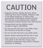 State Pool Sign - Spa Rules - New Jersey Compliant