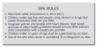 State Pool Sign - Spa Rules - New Mexico