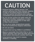 State Pool Sign - Spa Rules - Ohio Compliant