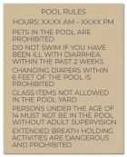 State Pool Signs - Pool Rules - Texas Compliant