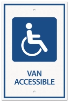 Van Accessible Parking w/ISA Symbol