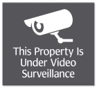 Video Surveillance Sign- Fiberbrite