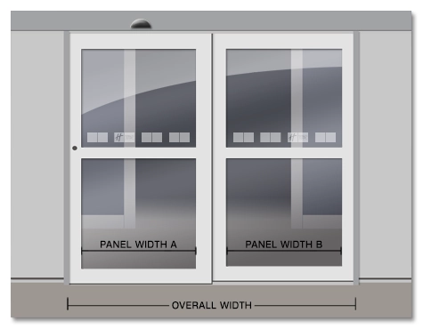 Vinyl Graphics for Holiday Inn Resort2-Panel Sliding Door