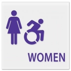 Women Sign w/Female & Dynamic ISA Symbols
