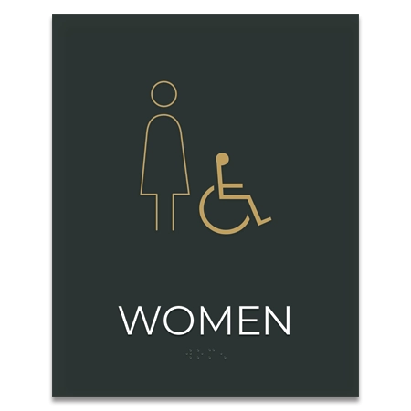 Women Sign w/Female & ISA Symbols